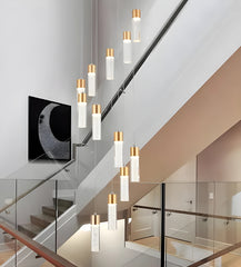 MISTIC Modern Luxury Gold LED 12L Bubble Drop Pendant