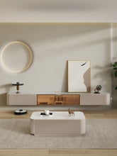 LuxeVision Luxury Wall Mount TV Cabinet and Coffee Table Set