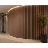 Flexible Acoustic Wood Slatwall Panel