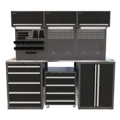 Heavy duty 7 Piece Steel Garage Tool Cabinet Set