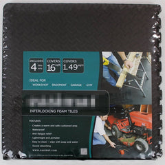 24" x 24" Anti Slip Interlocking Gym Floor Mat - 1/2" Thick