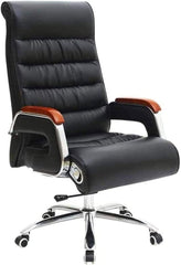 Executive Black Leather Office Chair