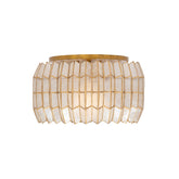 FRACTAL CRYSTAL FLUSH MOUNT