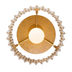 FRACTAL CRYSTAL FLUSH MOUNT