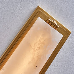 GYPSUM BLOCK WALL SCONCE