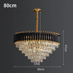 DAZZLUX Luxury Crystal Large Chandelier