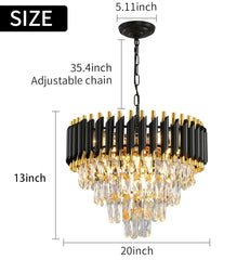 DAZZLUX Luxury Crystal Chandelier