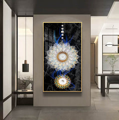 Blossom Crystal Porcelain Framed Wall Art
