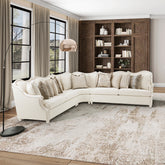 Chamberi 4 pc Sectional Set Classic Pearl