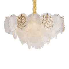 Almara Clear Chandelier Gold
