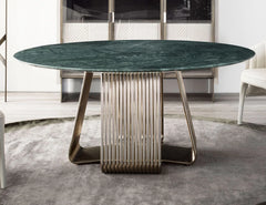 ROMANA Round Marble Top Dining Table