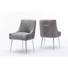 CHATEAU Black Velvet Dining Chair