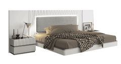 Marina White Queen size Bed