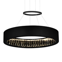 Rosalina LED Chandelier With Matte Black Finish