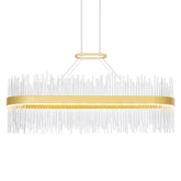 Genevieve LED Chandelier With Medallion Gold Finish