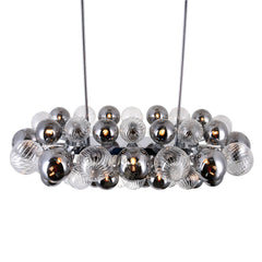 Pallocino 27 Light Island/Pool Table Chandelier With Chrome Finish
