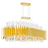 Cityscape 20 Light Chandelier With Satin Gold Finish