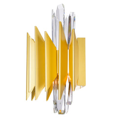 Cityscape Wall Sconce With Satin Gold Finish