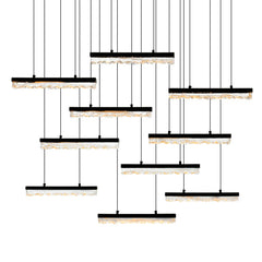 Stagger Integrated LED Chandelier