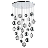 Salvador in LED Integrated Polished Nickel Chandelier