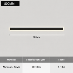Minimalist rectangular LED Wall Sconce