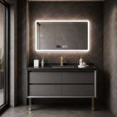 GIO Luxury Black Bathroom Vanity Set