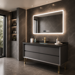 GIO Luxury Black Bathroom Vanity Set