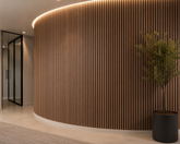 Flexible Acoustic Wood Slatwall Panel