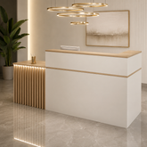 Stylish Customizable L shape Reception Desk