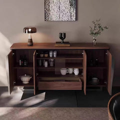 COLE Walnut Wood Veneer Sideboard