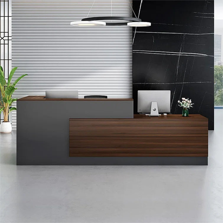 Glenwood L shape Reception Desk Northern Interiors CA