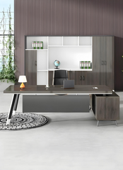 LUSTREWOOD Luxury Glossy Office Desk