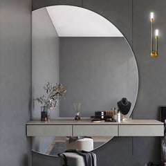 Gray Entry Floating Cabinet Shelf