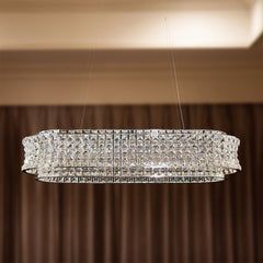 Galaxy LED Chandelier Chrome