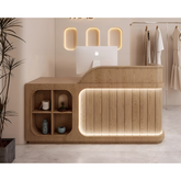 Giancarlo Reception Desk with LED