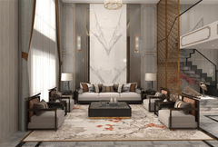 PVC 3D Graphite Grace Marble Wall