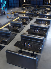 FURVA Modern Luxury Restaurant Furniture Set