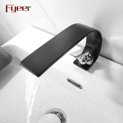 PureStream Modern Waterfall Bathroom Vanity Faucet