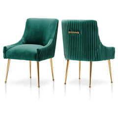 CHATEAU Black Velvet Dining Chair