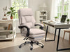 ELAN White Leather Office Chair