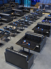 FURVA Modern Luxury Restaurant Furniture Set