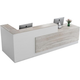 BirchBlend L shape Reception Desk