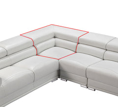 2119 Corner piece - White