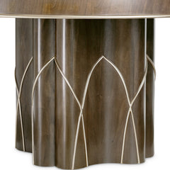 Villa Cherie Hazelnut Round Dining Table