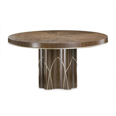 Villa Cherie Hazelnut Round Dining Table