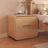 Tovan 2 Drawer Natural Oak Nightstand