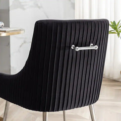CHATEAU Black Velvet Dining Chair