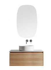 Mod Vani Wood Wall Mount Bathroom Vanity Set