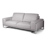 Mia Bella MiaBella Gianna Sofa L.Gray Stainless Steel