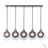 Veneto 5-Light Linear Pendant Chandelier